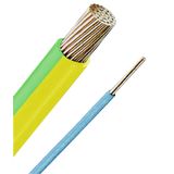 Halogenfree Single Core Wire H07Z-U 1,5 ye/gn, single core (The price is shown without markup on metals. Request a quote for accurate information)