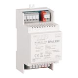 LED dimmable driver, control 0-10V (4x), output 4x5A, DIN version