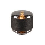PANTILO ROPE 19, table light, E27, cyl, 1 x max. 15W silber
