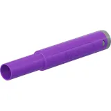 4 mm plug, crimp connection, 2.5 mm², CAT II/CAT III, purple, 66.2046-26