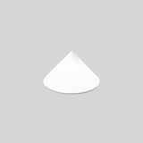 Replacement glass, moulded glass D 250 H 125 colour: white