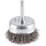 Cup Brush Crimped 50x0.3 mm Steel