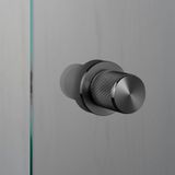 DOOR KNOB / FIXED / SINGLE-SIDED / LINEAR / GUN METAL