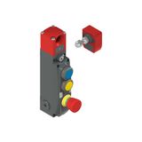 NG series safety switch with lock and integrated control devices, with actuator