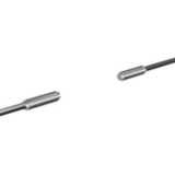 Fiber optic sensor head, through-beam, M4 cylindrical axial, R35 heat E32 2013A