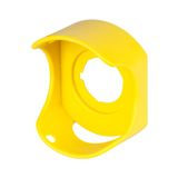 Yellow ergonomic guard  for operator, padlockable