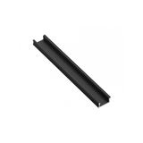 Profile GLAX MINI for LED strip, surface-mounted, 2 m, black