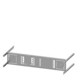 Mounting plate 3VA10 (100 A), 3VA11 (160 A), 3 or 4-pole, fixed-mounted, plug-in design RCD: