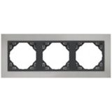 TRIPLE FRAME CHROME/GRAY