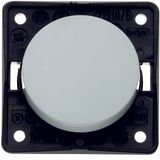 On/off switch, Integro - Design Flow/Pure, grey glossy