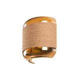 PANTILO ROPE, wall-mounted light, other, 1x max. 15W G9, gold