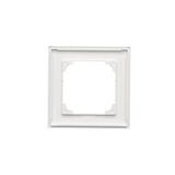 Single socket outlet with earthing for IP44 version with frame seal, without shutters, Push In system, (module), Simon 24, IP44, 16A, white, Flap color: Same as a cover