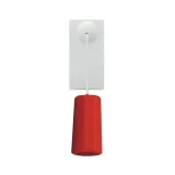 1P NO+NC 10A CORD OP.PUS.B.WHITEK 1M