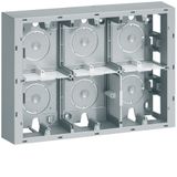 Adapter for mounting on plaster 16M, aluminum