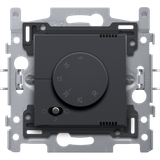 Electronic thermostat, anthracite coated