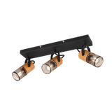 Tosh spotlight 3-pc E27 matt black