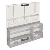 Meter replacement plate, meter board accessories, size 3, 2/3 VNV and 1/3 customer part