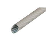 Flexibele kunststof buis; lichtgrijs;
