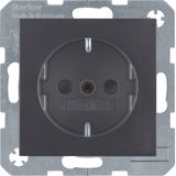 SCHUKO soc. out., enhncd contact prot., B.3/B.7, ant., matt