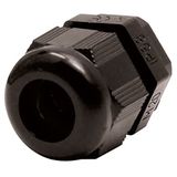 Cable Gland with slats Polyamide 6 M16 Long Reductor Black RAL 9005