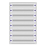 Installation insert 3-24L complete, 8 rows, plastic