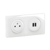 KIT 2P+E SURF FB+USB A+C WHI