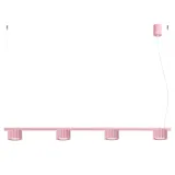 Chandelier AURA 4 pink Gx53