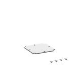 Mounting plate, light grey