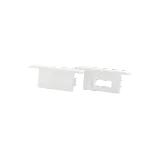 STRIPLINE ENDCOVER KIT UPOTETTAVAT VALKOINEN