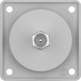 Integro Inserts-Aerial Connector Box TV Connection in F-System, Grey M