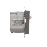 SOON ON SALE, Computer socket RJ45 category 5e + telephone socket RJ11, (module), Simon 24, IP20/IP44, cashmere