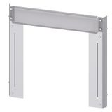 obstacle device compartment coupling panel 3WA size 1, withdrawable version, 4-pole, W: 600 mm