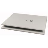 XTSZPTAV-W1200 Top plate for OpenFrame, ventilated, W=1200mm, IP31, grey