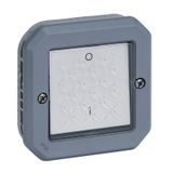 PLEXO DOUBLE POLE SWITCH 16AX - GREY - MECHANISM
