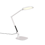 Servo LED table-/clamping lamp matt white