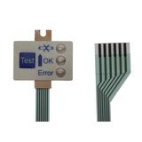 Test button for single-battery luminaires autotest