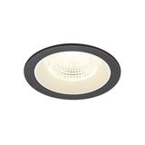 NUMINOS© L recessed ceiling light 4000K 55ø IP20 round bl/wh