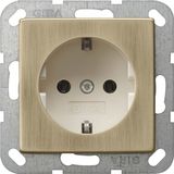SCHUKO w/o cl. System 55 bronze/cr.white