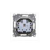 Triple switch, (module), 10AX, quick connection, anthracite, metalic