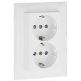 MONOB DOUB SAF EARTH SOCKET (SKO TYPE) WHITE