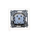 Buttons for the double switch, (rocker), Simon 24, IP20/IP44, graphite mat