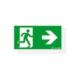 CROSSIGN 110 SP1-E002-R - Escape sign