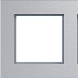 Cover frame 3-way horizontal, A.8, aluminium