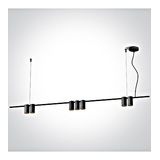 63146B/B BLACK PENDANT GU10 7x7W IP20 100-240V