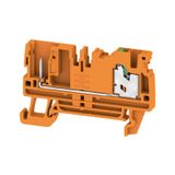 Pluggable terminal, SNAP IN, orange, 2.5 mm², 24 A, Number of connecti