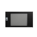 Metal door perforated for wallmounting S-RACK  7U, W=600
