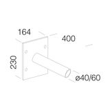WALL CONNECTION 248 RAL9006