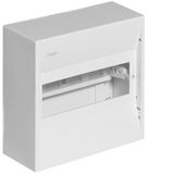 Mini-enclosure, gamma, 8 module, protect. class IP30, 1xPE