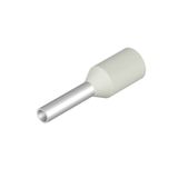 Wire-end ferrule, Standard, 8 mm, 6 mm, white