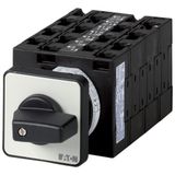 T3-7-8363/E Changeoverswitches, T3, 32 A, flush mounting, 7 contact unit(s), Contacts: 14, 60 °, maintained, With 0 (Off) position, 1-0-2, Design number 8363